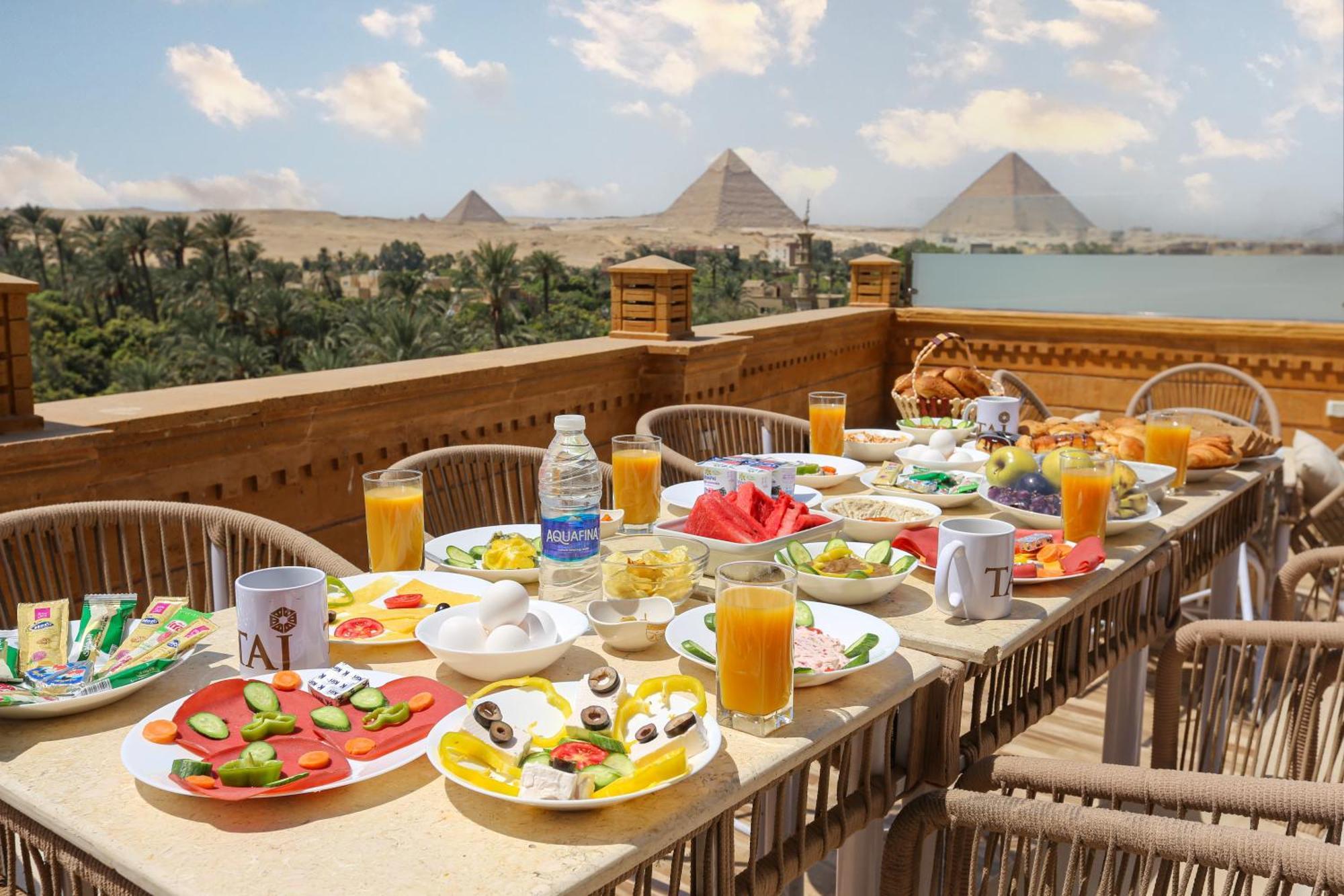 Taj Pyramids View Inn Kafret el-Gabal 外观 照片