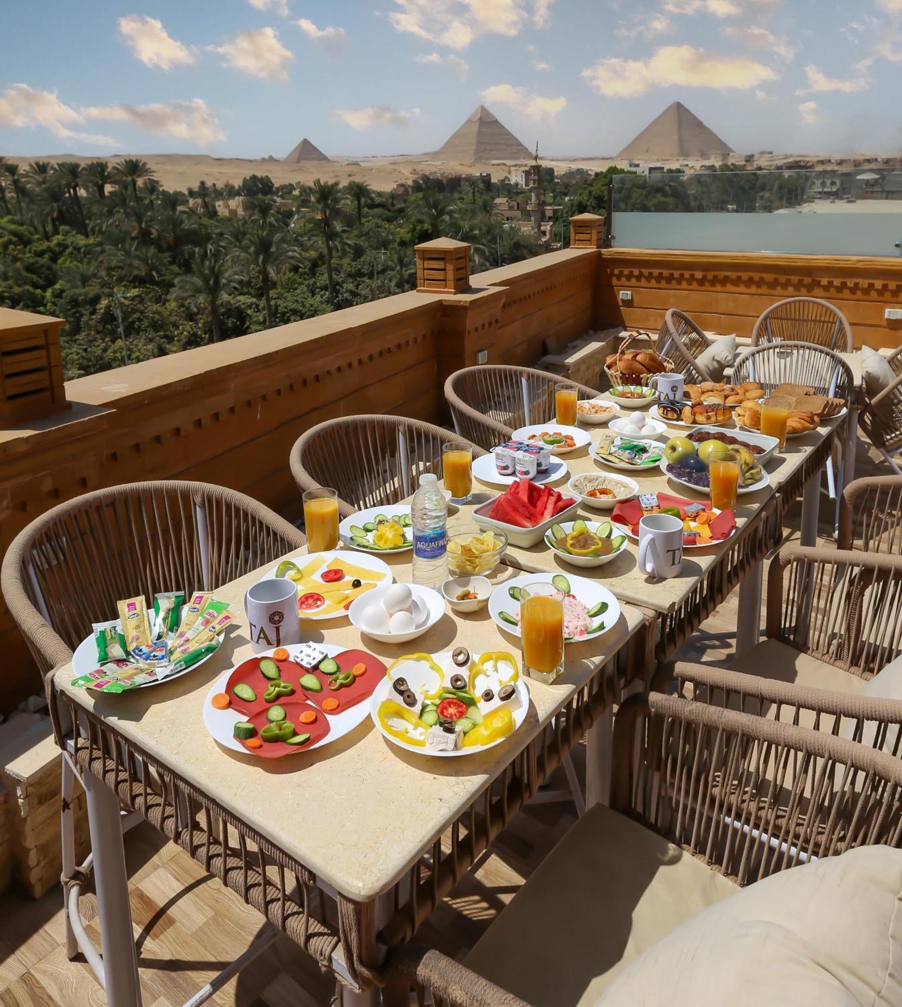 Taj Pyramids View Inn Kafret el-Gabal 外观 照片