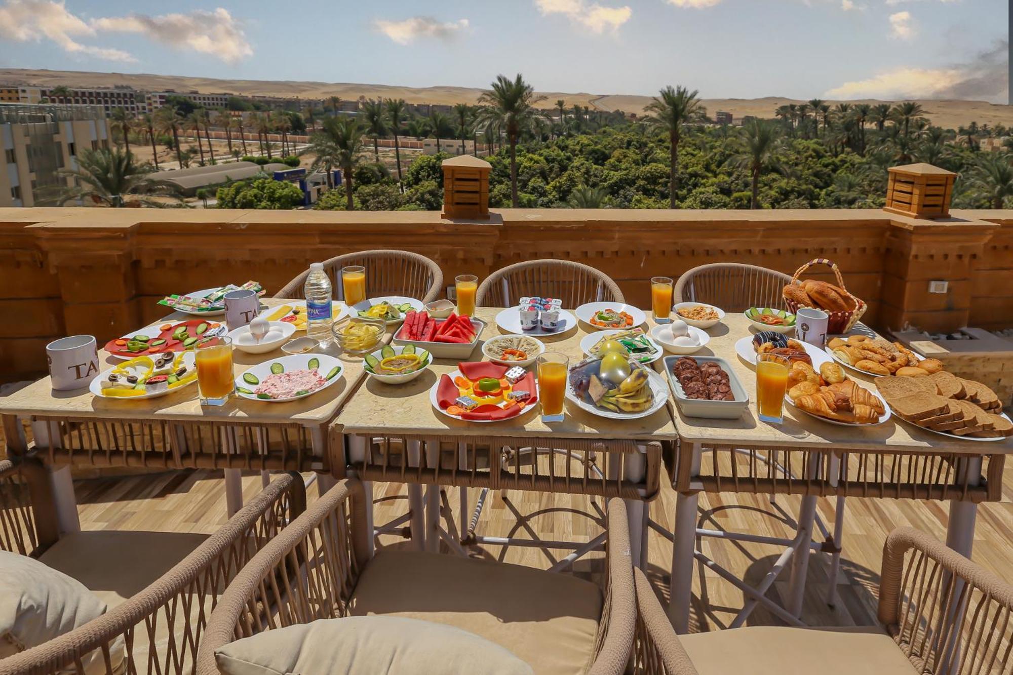 Taj Pyramids View Inn Kafret el-Gabal 外观 照片