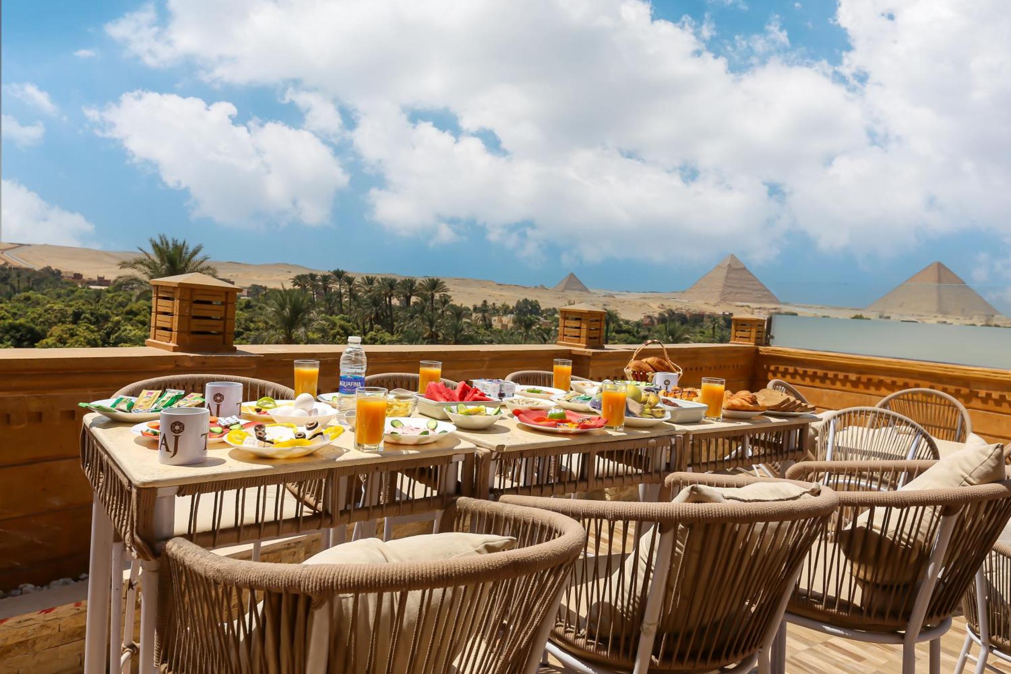 Taj Pyramids View Inn Kafret el-Gabal 外观 照片