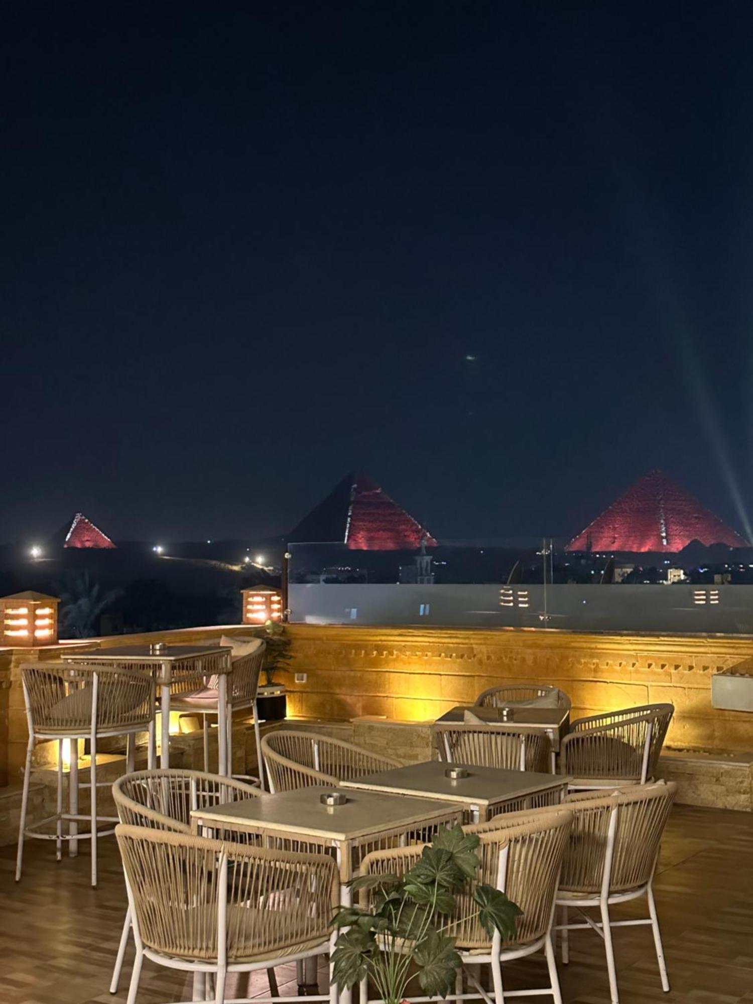 Taj Pyramids View Inn Kafret el-Gabal 外观 照片
