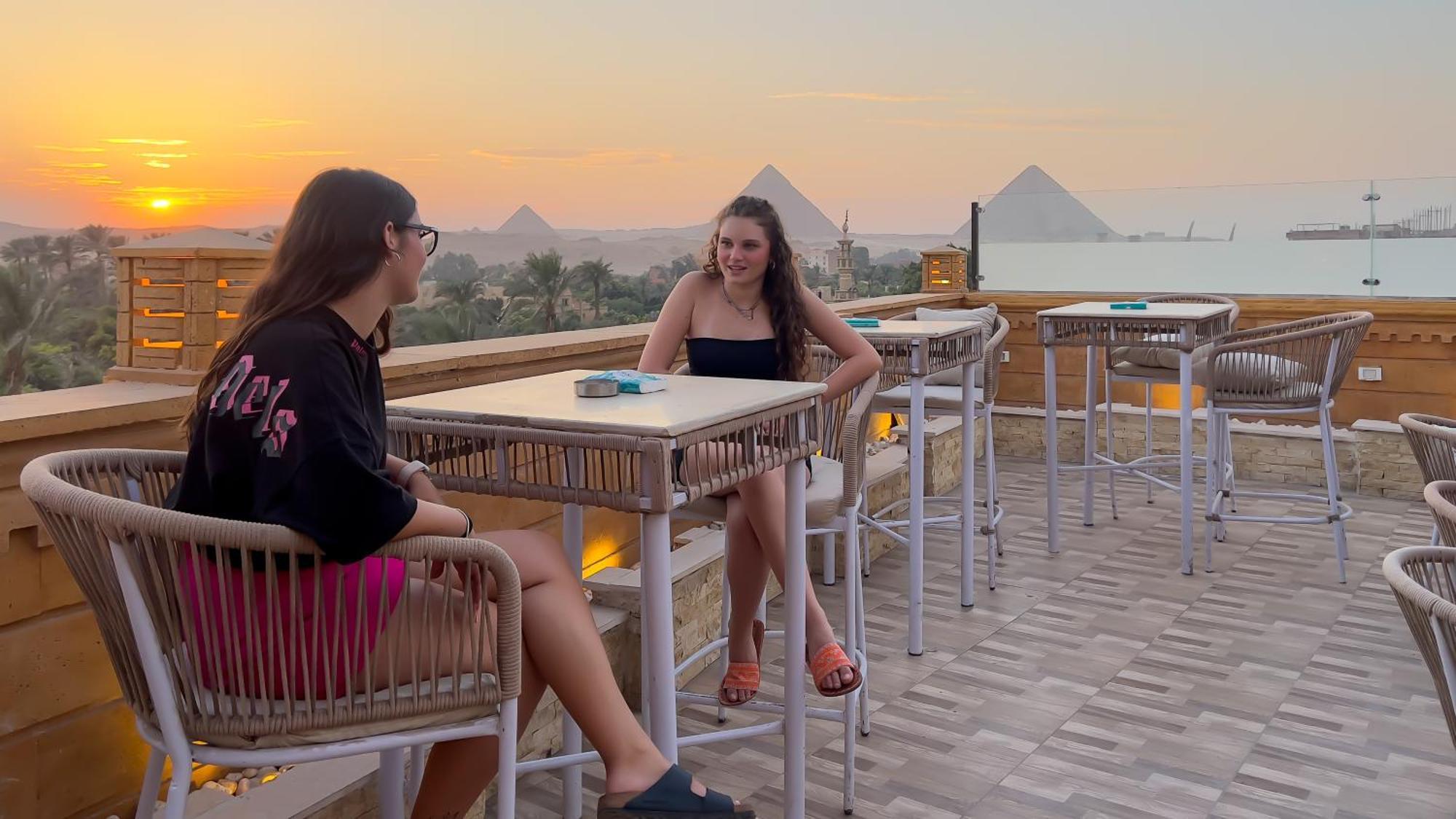 Taj Pyramids View Inn Kafret el-Gabal 外观 照片